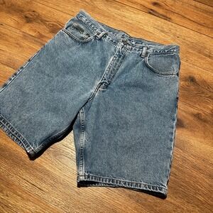 Vintage Calvin Klein Blue Denim Shorts Mens 34